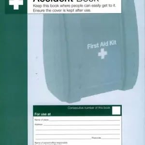 Safety First Aid Accident Book A4 – Q3200