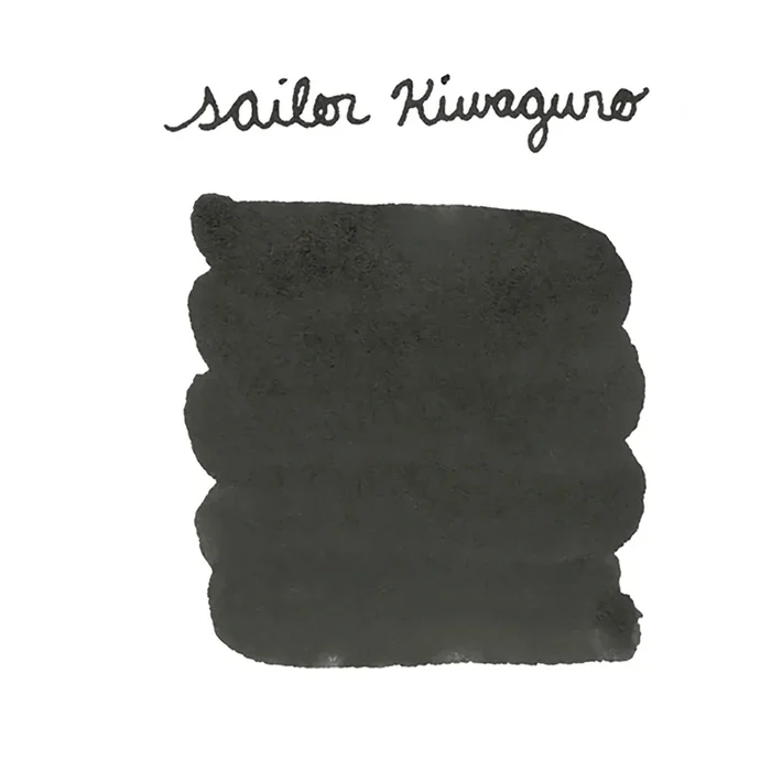 Sailor Kiwaguro Pigmented Black – Ink Sample