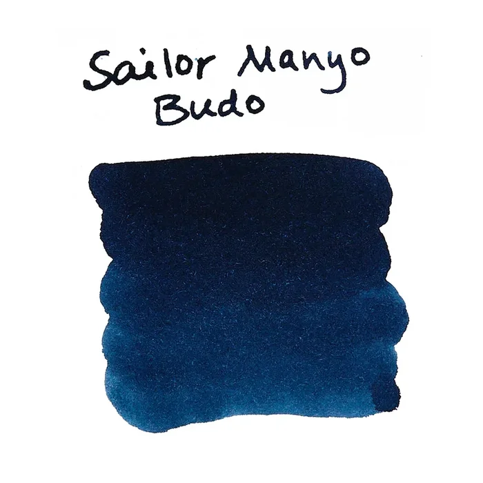 Sailor Manyo Budo – Ink Sample