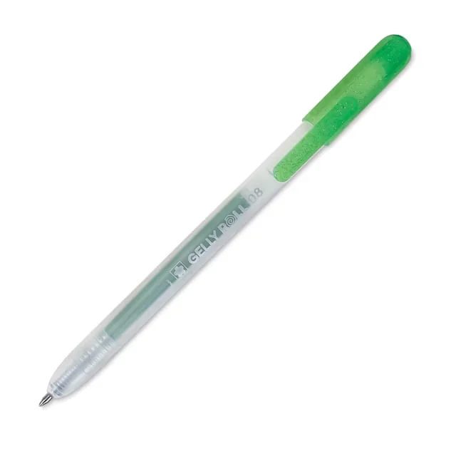 Sakura Gelly Roll Retractable Metallic Pen – Emerald, Medium Tip