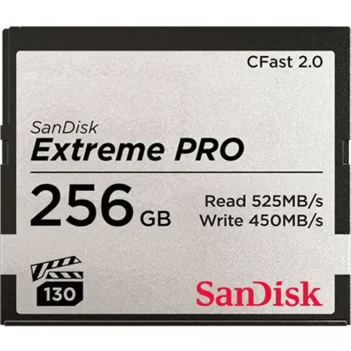 Sandisk Extreme Pro 256GB CFast 2.0 Memory Card