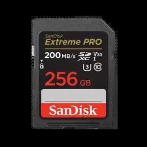 SanDisk Extreme PRO 256GB SDXC UHS-I Class 10 Memory Card