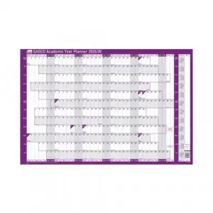 Sasco Academic Year Planner Unmounted 2025-26 SY1075425