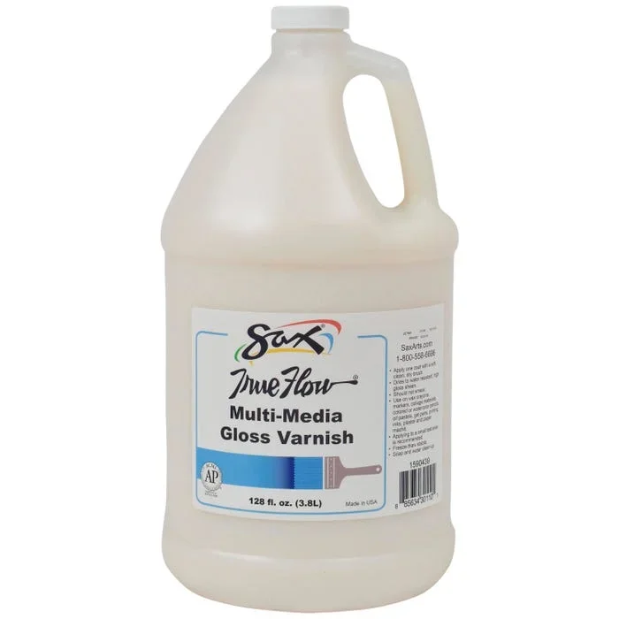 Sax True Flow Multi-Media Varnish, Gloss Finish, 1 Gallon