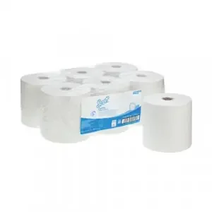 Scott Control Hand Towel Roll White (6 Pack) 6622