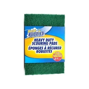 Scrub Buddies Heavy-Duty Scouring Pads, 4-ct. Packs