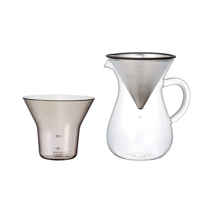 SCS Pourover Coffee Carafe and Filter Set