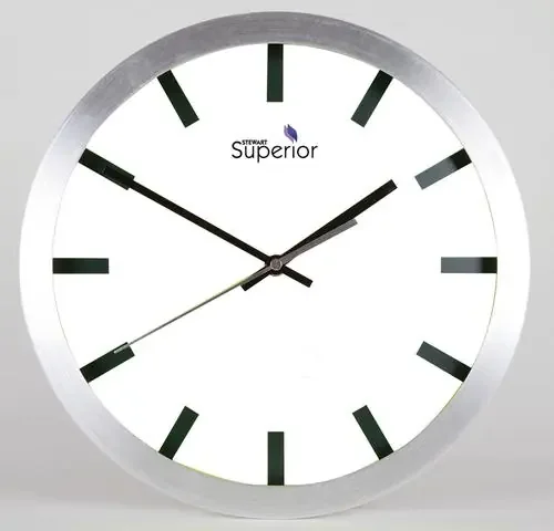 SECO Quartz Aluminium Wall Clock 300mm Diameter – A1209K