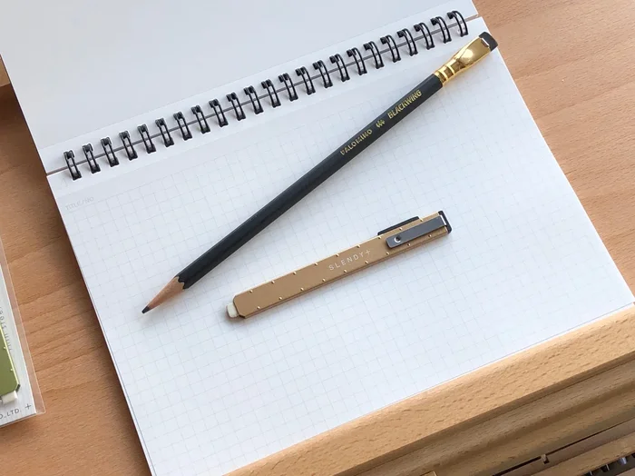 SEED Slendy+ Steel Holder Eraser – Orange