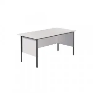 Serrion Rectangular 4 Leg Desk 1500x750x730mm White KF800018