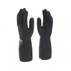 Shield Industrial Rubber Gloves Black Size 9 GI/6406