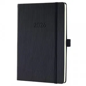 Sigel Conceptum Diary 2026 A5 Week to View and Notes Black – C2614