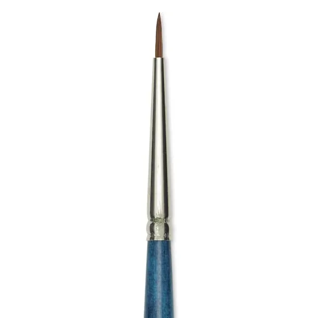 Silver Brush BelleAqua Brush – Round, Short Handle, Size 2/0