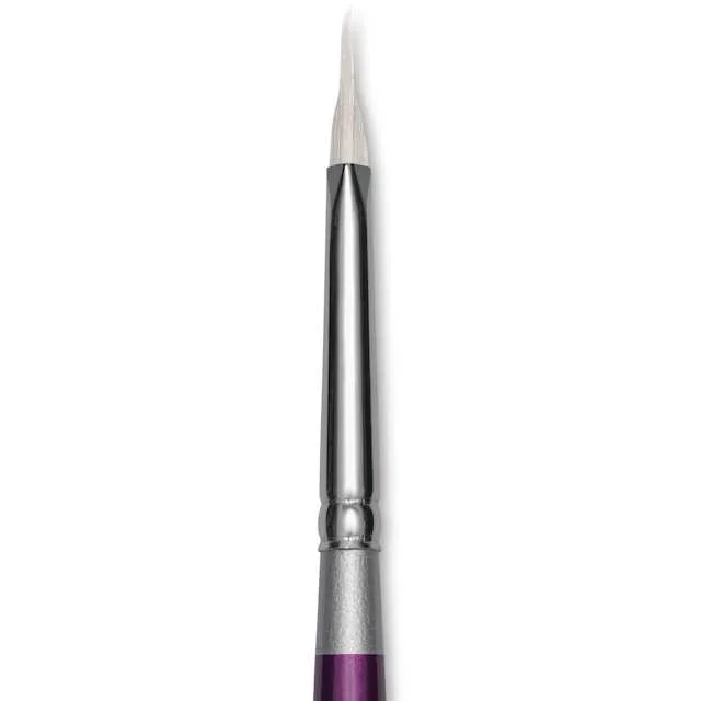 Silver Brush Silver Silk 88 Synthetic Brush – Short Handle, Triangle, Extra Small
