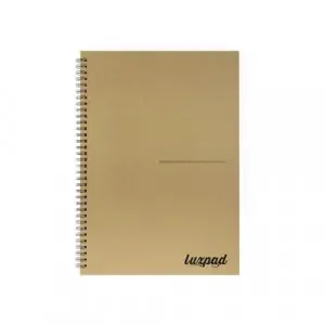 Silvine Luxpad Recycled Hardback Kraft Notebook 160pp A4 THBPINA4KR