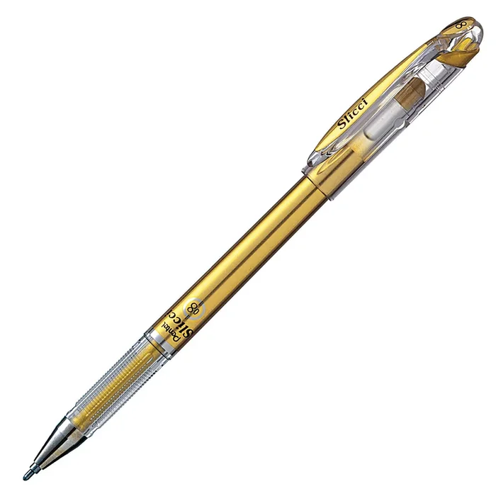 Slicci Metallic Gel Pen 0.8mm Gold