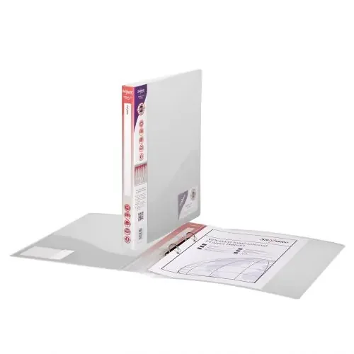 Snopake Executive Ring Binder 2 O-Ring A4 15mm Rings Clear (Pack 10) – 10119