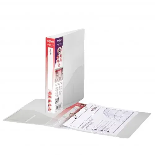 Snopake Superline Ring Binder 2 O-Ring A5 15mm Rings Clear (Pack 10) – 10108
