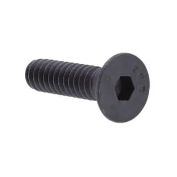 Socket Cap Screws, Flat Head, Allen , Black, Package Of 50