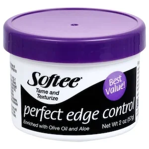 Softee Perfect Edge Control Hair Cream, 2-oz. Tub