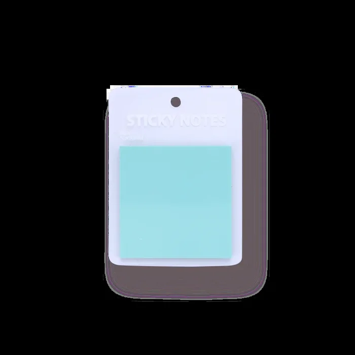 Solid Color Translucent Sticky Notes – Jade
