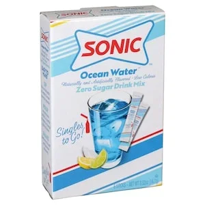 Sonic Ocean Water Zero Sugar Drink Mix, 6-ct. Boxes