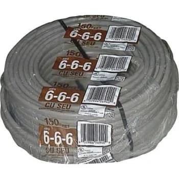 Southwire 150 Ft 6-6-6 Gray Stranded Cu Seu Cable