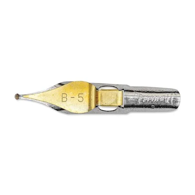 Speedball Broad Edge B-Series Round Calligraphy Nib – B5