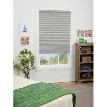 St. Charles 22 X 64 Silver Gray Light Filtering Pleated Shade