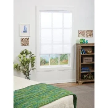 St. Charles 27.5 X 64″ White Light Filtering Cordless Pleated Shade