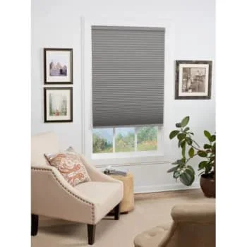 St. Charles 32.5 X 72 Gray Cloud Blackout Honeycomb Cellular Shade