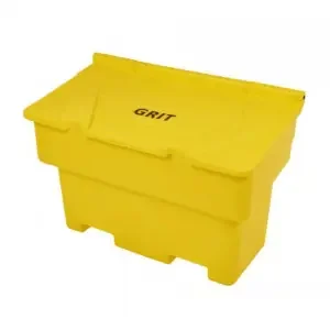 Stackable Polyethylene Grit Bin; 200L; Yellow