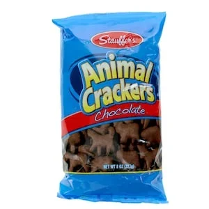 Stauffer’s Chocolate Animal Crackers, 8 oz. Bag