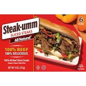 Steak-umm All-Natural Beef Sandwich Steaks, 9-oz., 6-ct.