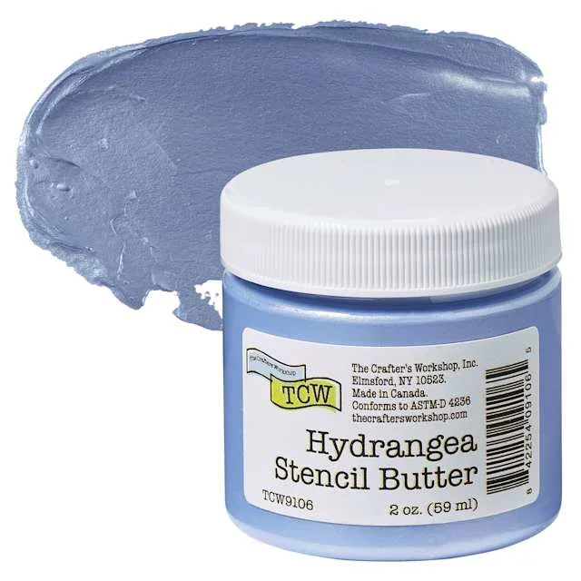 Stencil Butter Acrylic Paint – Hydrangea, 2 oz, Jar