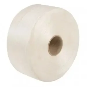 Strapping woven cord polyester 19mm x 500mtr white 975kg