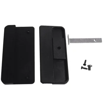 Strybuc 4.03 In Plastic Patio Screen Door Latch Set (15-Pack) (Black)