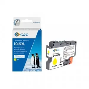 Style Compatible Inkjet Cartridge High Capacity Yellow Alternative to Brother LC427XLY