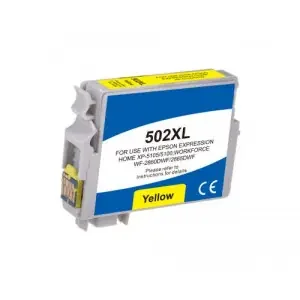 Style Compatible Inkjet Cartridge High Capacity Yellow Alternative to Epson No.502XL T02W44010
