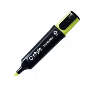 Style CORE Highlighter Yellow (10 Pack)
