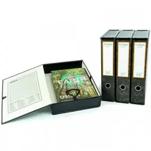 Style Lockspring Box File Foolscap Black Cloud