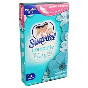 Suavitel Waterfall Mist Scented Fabric Conditioner, 18 ct.