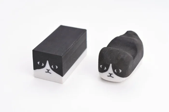 Sun-Star Cat Eraser – Tuxedo Cat