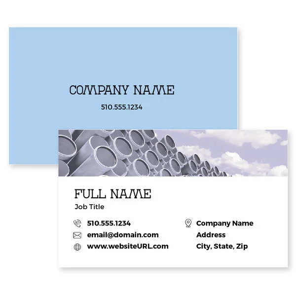 Sunny Pipes Business Card 2×3-1/2 Rectangle
