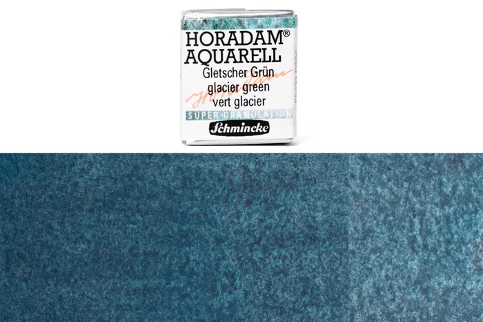 Supergranulation Watercolor Half Pan, #963 Glacier Green