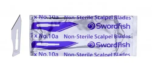 Swordfish Scalpel Blades No 10A Silver (Pack 100) – 43802
