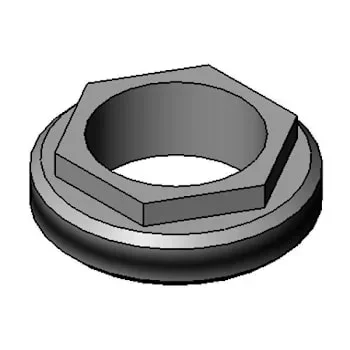 T&s Brass And Bronze Cartridge Locking Nut B-2710 / B-2711
