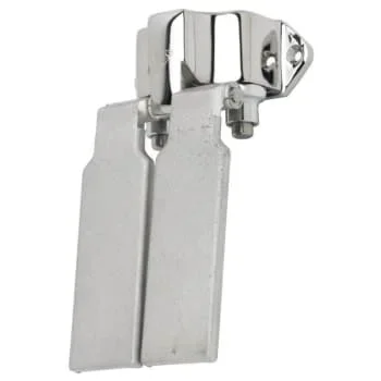 T & S Double Knee Pedal Valve, Self-Closing, Chrome