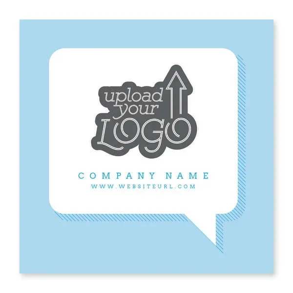 Talk Bubble Sticker 4×4 Square