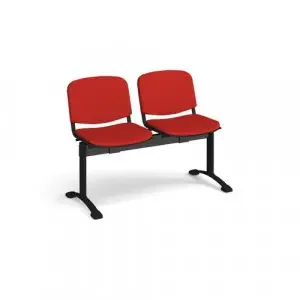Taurus fully upholstered seating – bench 2 wide with 2 seats